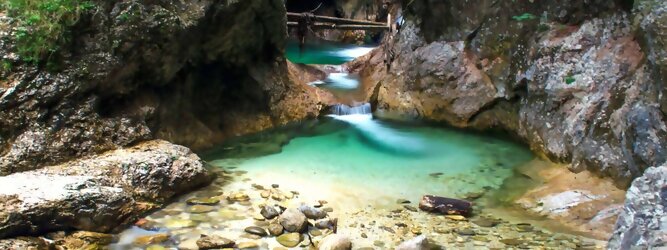 Trip Österreich - schönste Klammen, Grotten, Schluchten, Gumpen & Höhlen sind ideale Ziele für einen Tirol Tagesausflug im Wanderurlaub. Reisetipp zu den schönsten Plätzen