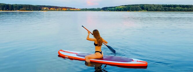 Trip Österreich - Wassersport mit Balance & Technik vereinen | Stand up paddeln, SUPen, Surfen, Skiten, Wakeboarden, Wasserski auf kristallklaren Bergseen